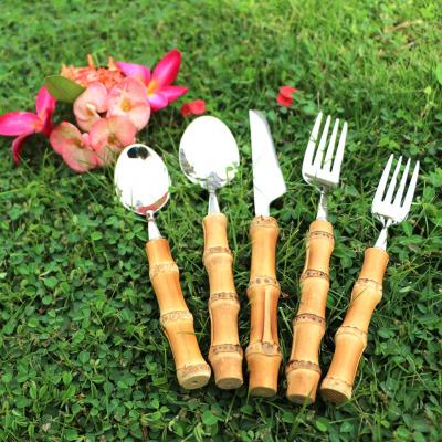 Silver spoon and fork cutlery set - copy